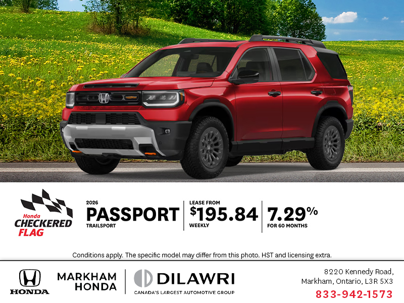Get the 2026 Honda Passport!