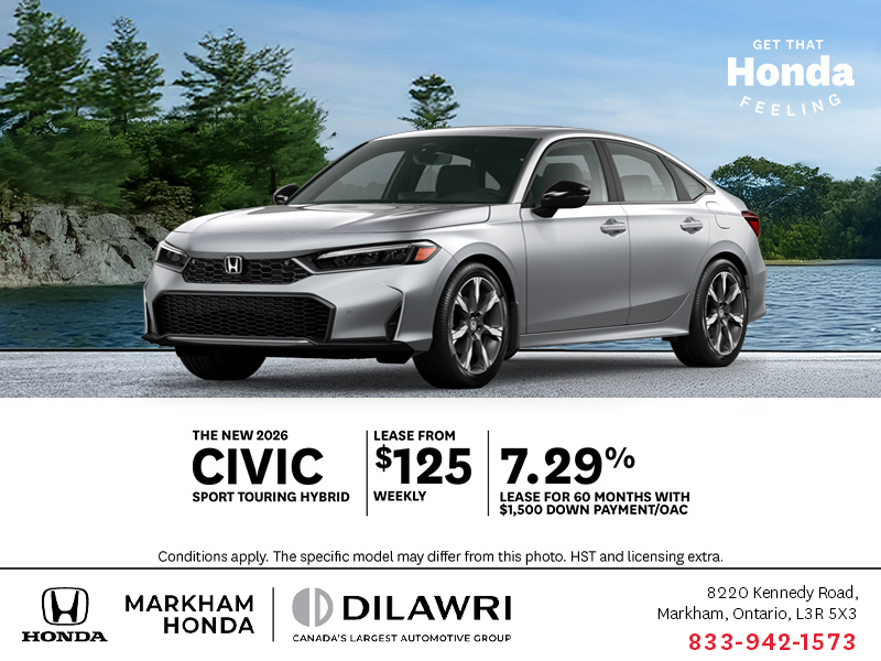 Get the 2026 Honda Civic Hybrid!