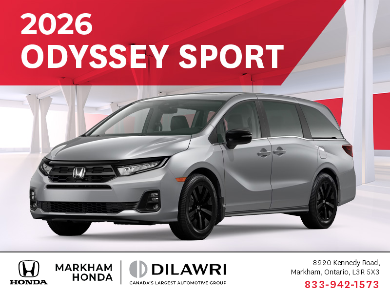 Get the 2026 Honda Odyssey!