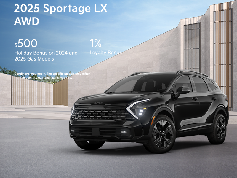 Get the 2025 Kia Sportage!