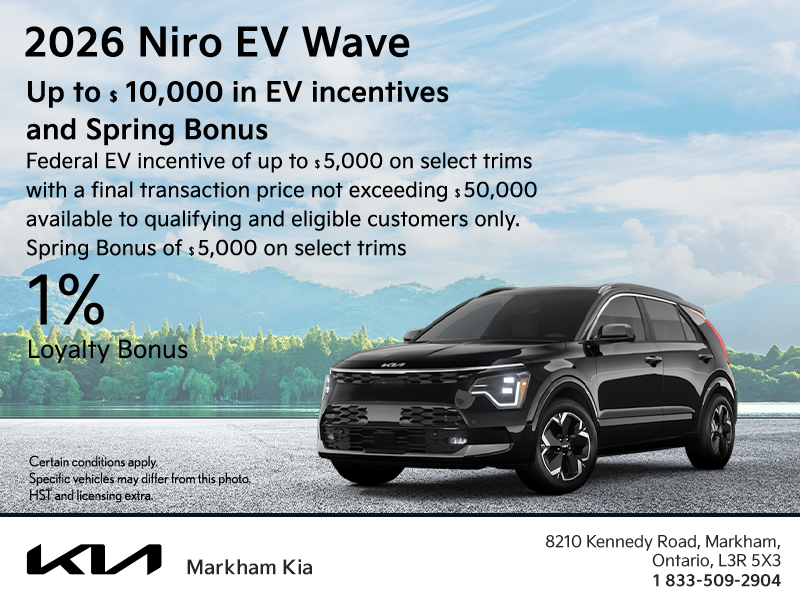 Get the 2026 Kia Niro EV!