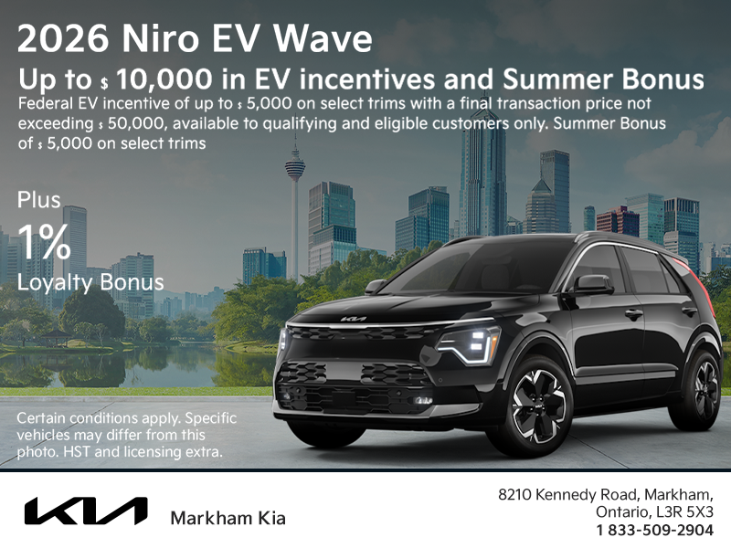 Get the 2026 Kia Niro EV!