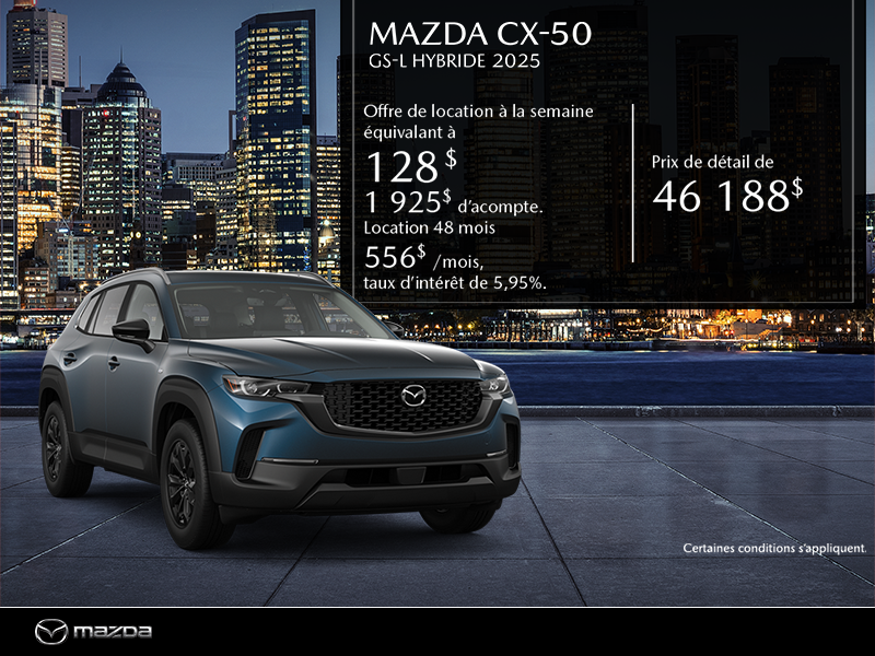 Procurez-vous le Mazda Cx-50 Hybride 2025