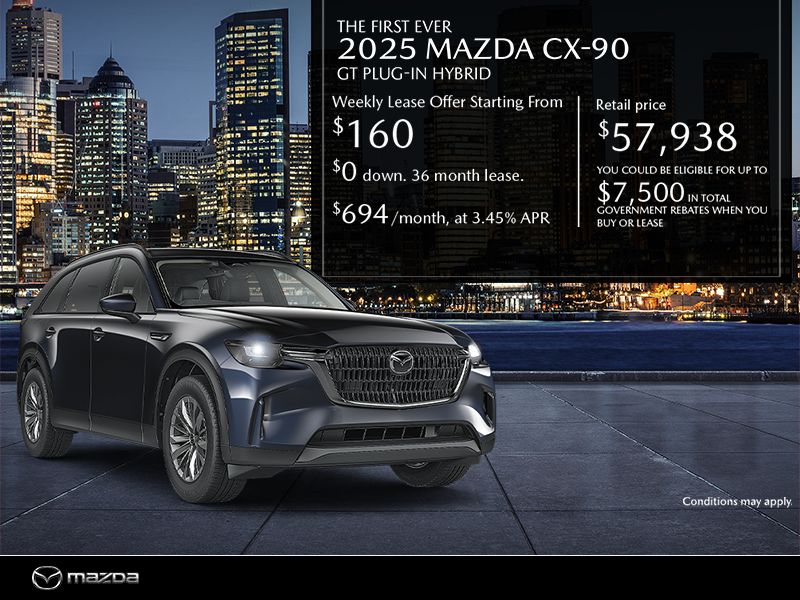 Get the 2025 Mazda CX-90 PHEV