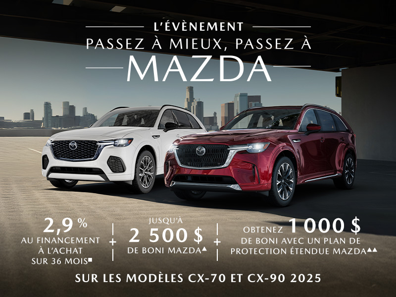 L'événement Passez à Mazda