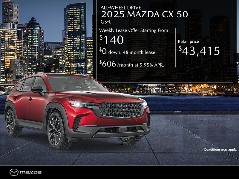 Get the 2025 Mazda CX-50