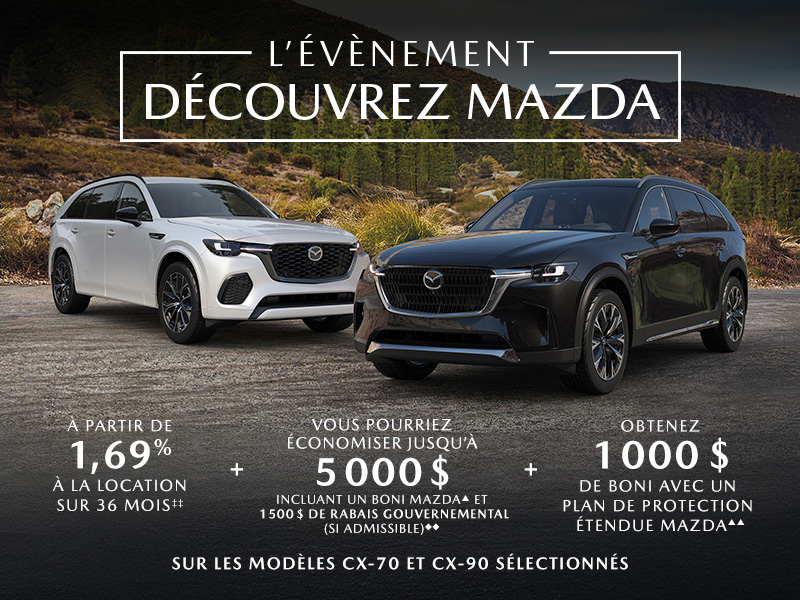 L'événement Découvrez Mazda