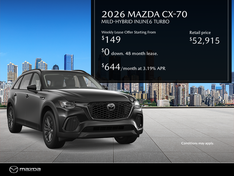 Get the 2025 Mazda CX-70 MHEV