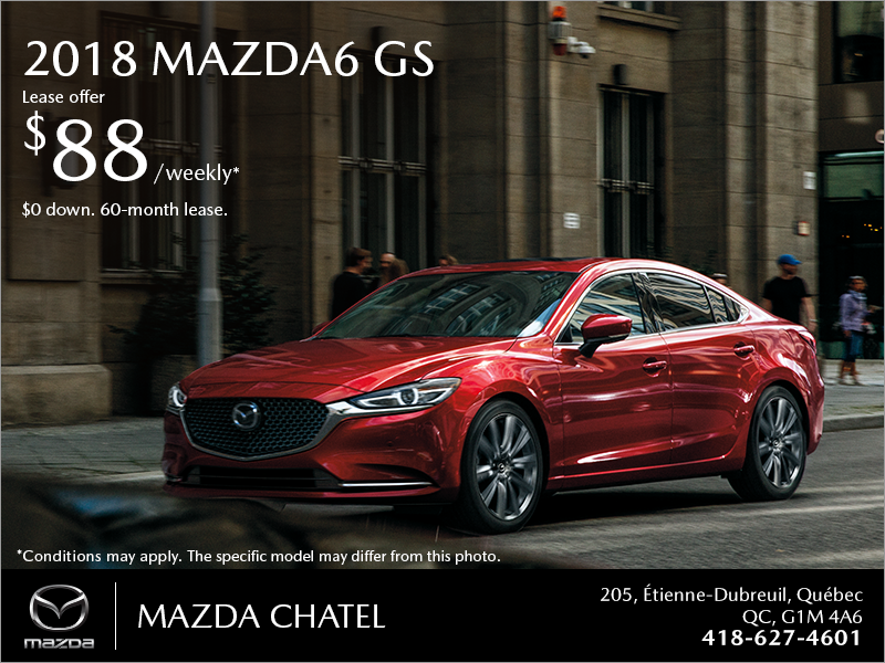 Get the 2018 Mazda6!