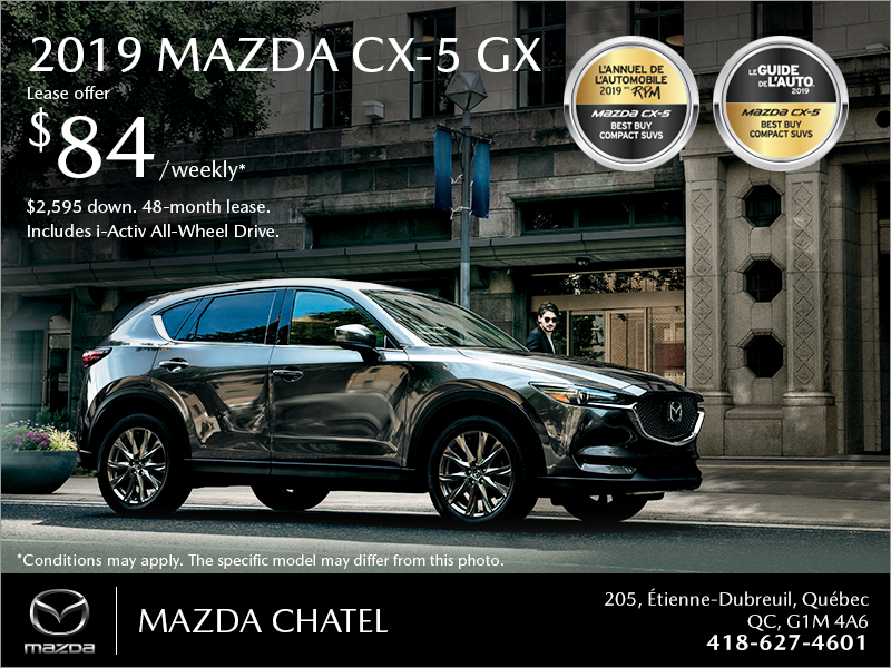 Get the 2019 Mazda CX-5!