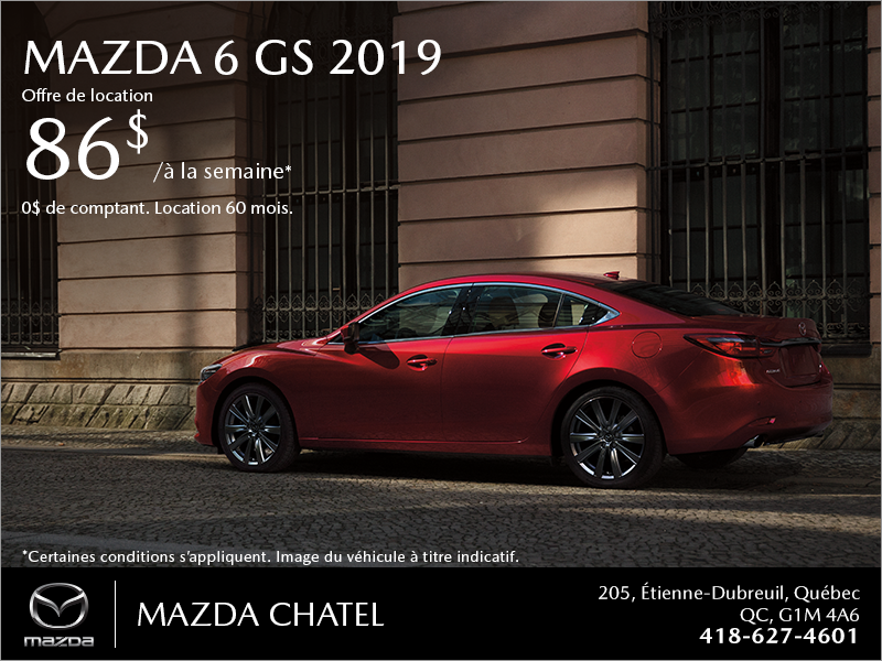 Procurez-vous la Mazda6 2019!