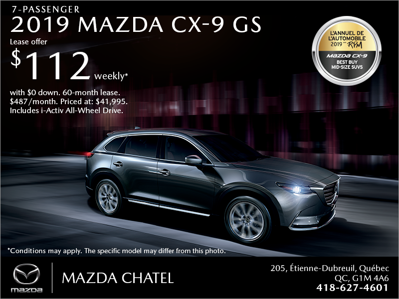 Get the 2019 Mazda CX-9!