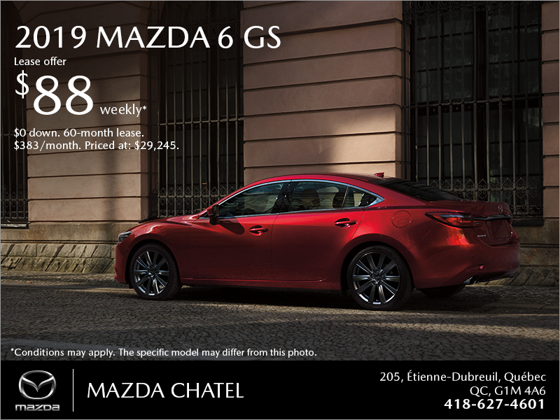 Get the 2019 Mazda6!