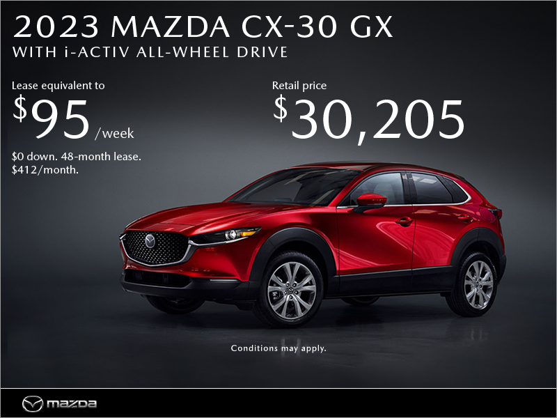 Spinelli Mazda in Montreal | Get the 2023 Mazda CX-30!