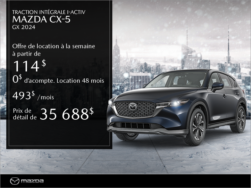 Procurez-vous le Mazda CX-5 2024!