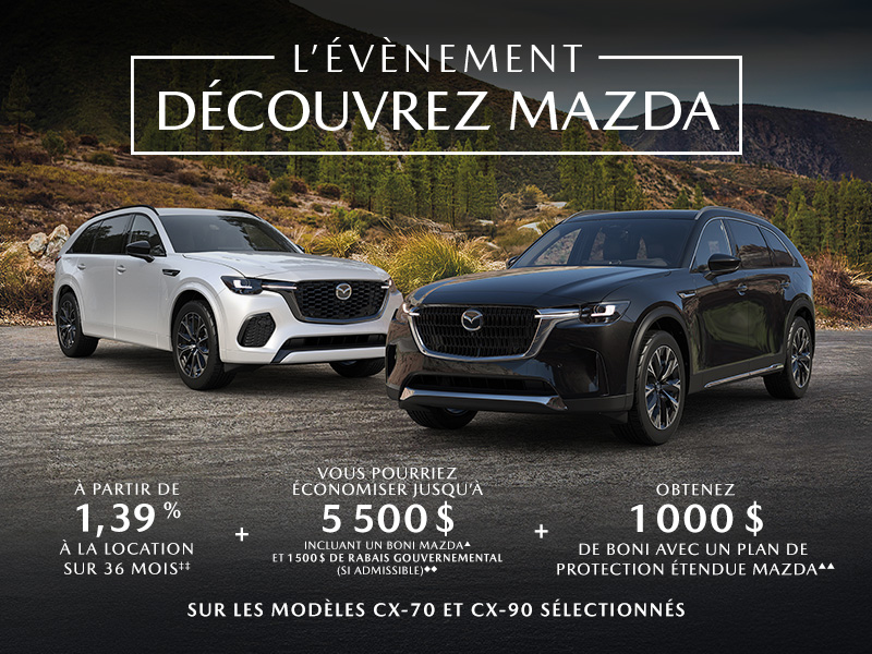 L'événement Découvrez Mazda