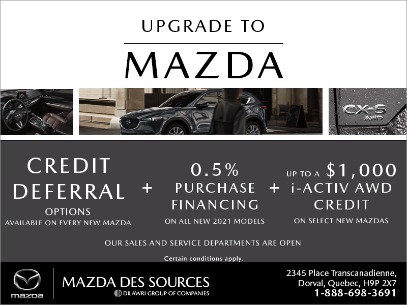 Upgrade to Mazda!