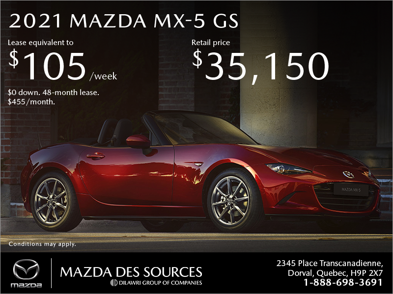 Get the 2021 Mazda MX-5!