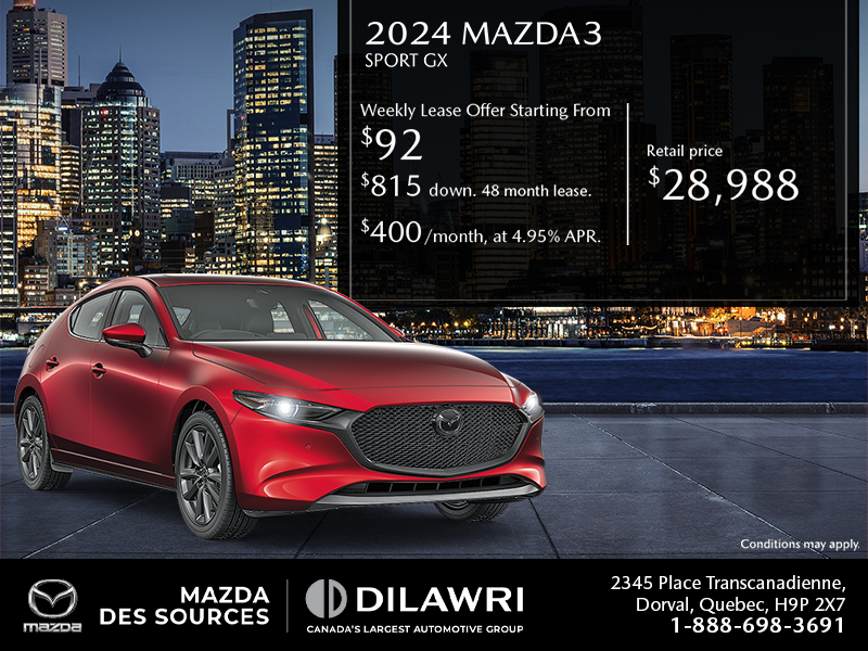 Get the 2025 Mazda 3 Sport