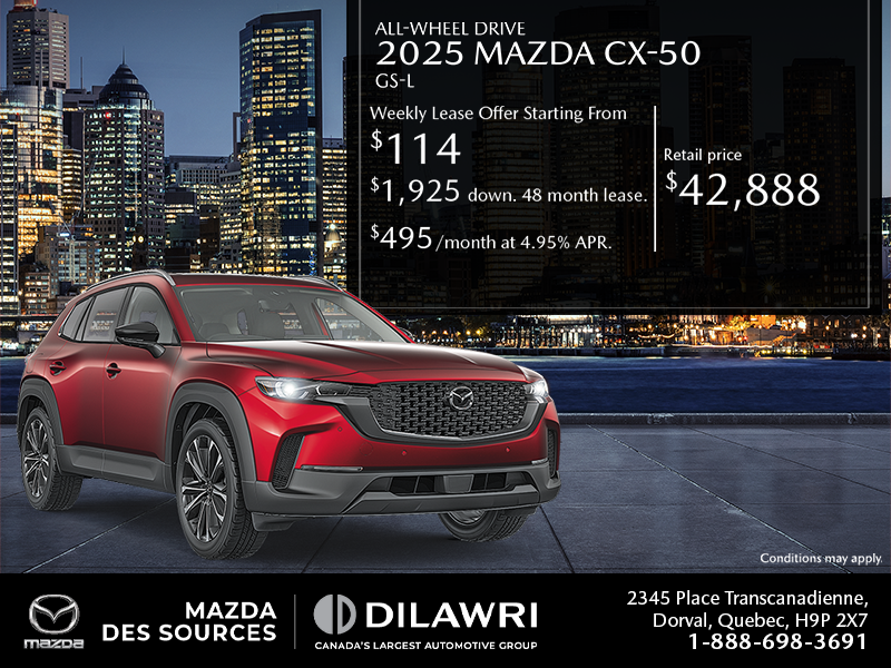 Get the 2025 Mazda CX-50