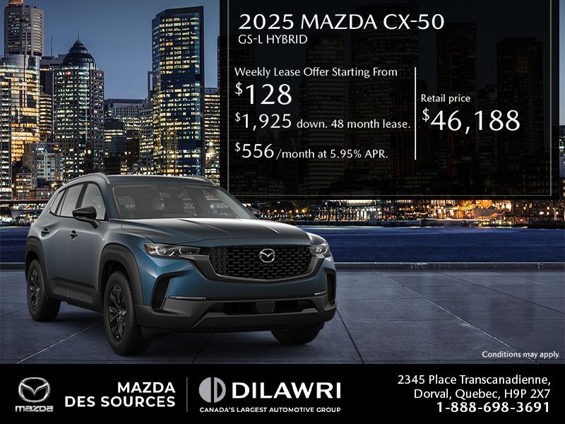 Get the 2025 Mazda CX-50 Hybrid