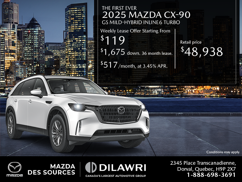 Get the 2025 Mazda CX-90 MHEV