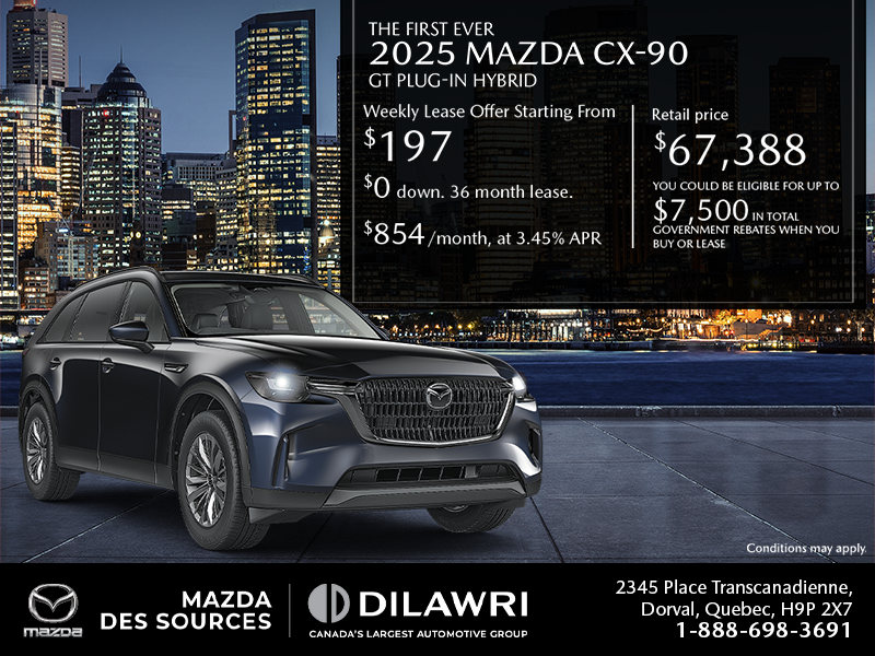 Get the 2025 Mazda CX-90 PHEV