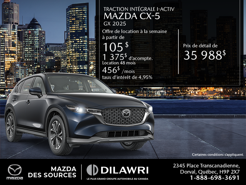 Procurez-vous le Mazda Cx-5 2025