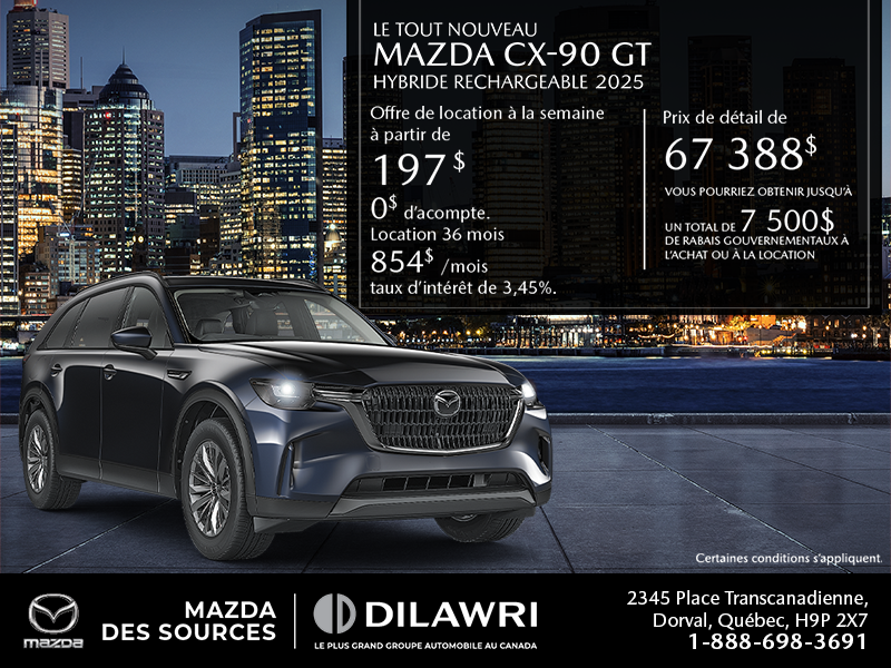 Procurez-vous le Mazda Cx-90 Phev 2025