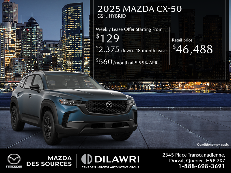 Get the 2025 Mazda CX-50 Hybrid