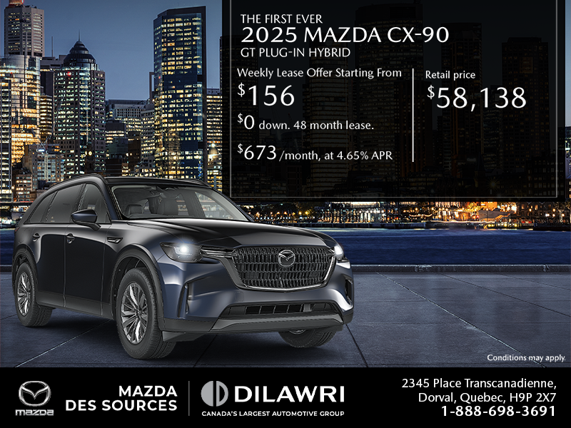 Get the 2025 Mazda CX-90 PHEV