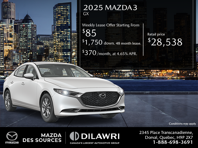 Get the 2025 Mazda3