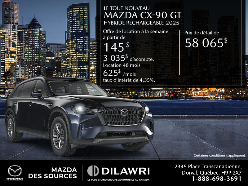 Procurez-vous le Mazda Cx-90 Phev 2025