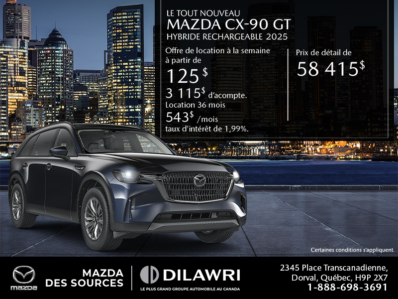 Procurez-vous le Mazda Cx-90 Phev 2025