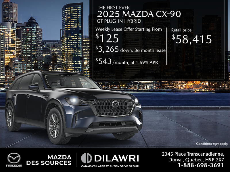Get the 2025 Mazda CX-90 PHEV