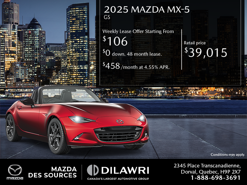 Get the 2025 Mazda MX-5
