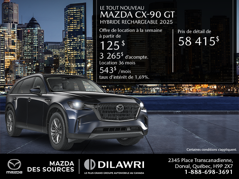 Procurez-vous le Mazda Cx-90 Phev 2025