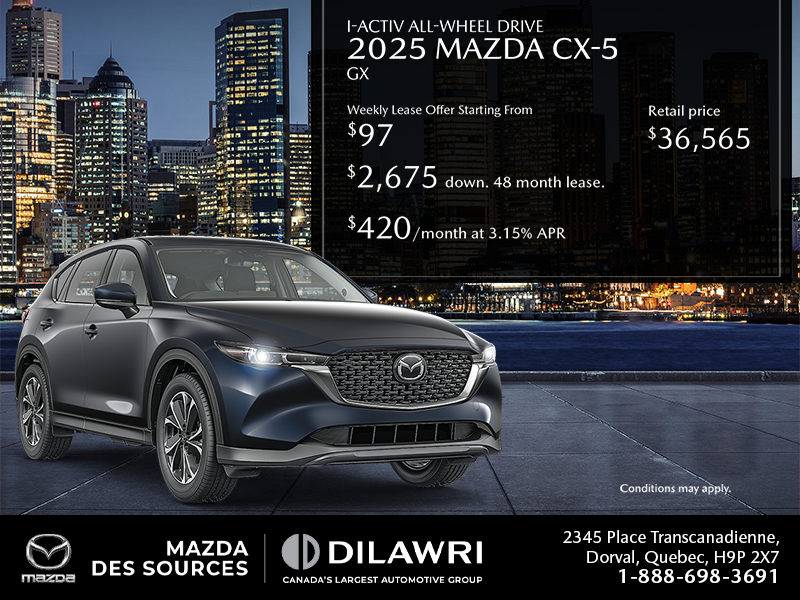 Get the 2025 Mazda CX-5