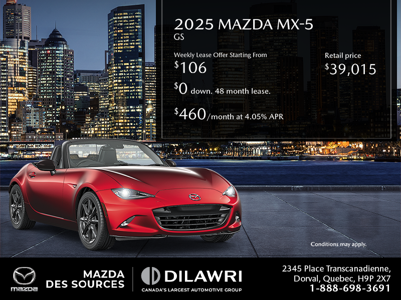 Get the 2025 Mazda MX-5