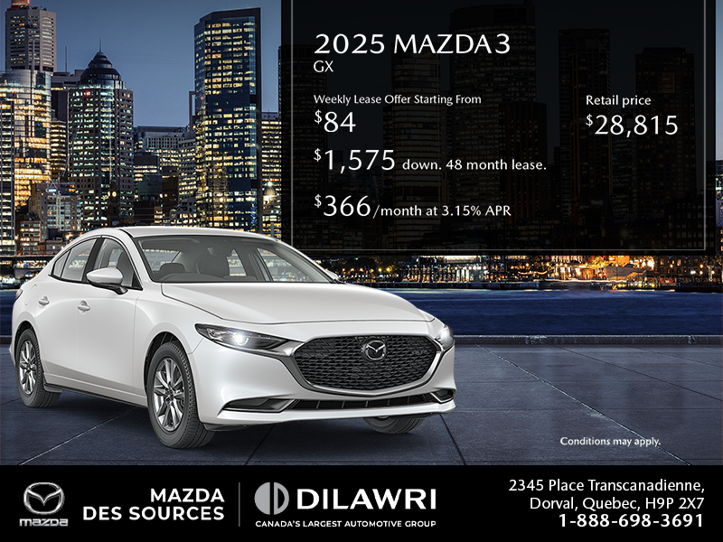 Get the 2025 Mazda3