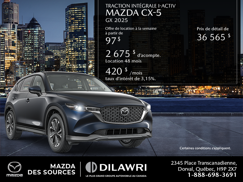 Procurez-vous le Mazda Cx-5 2025