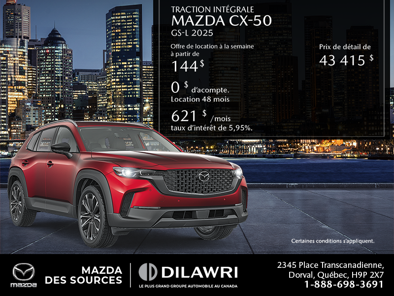 Procurez-vous le Mazda Cx-50 2025