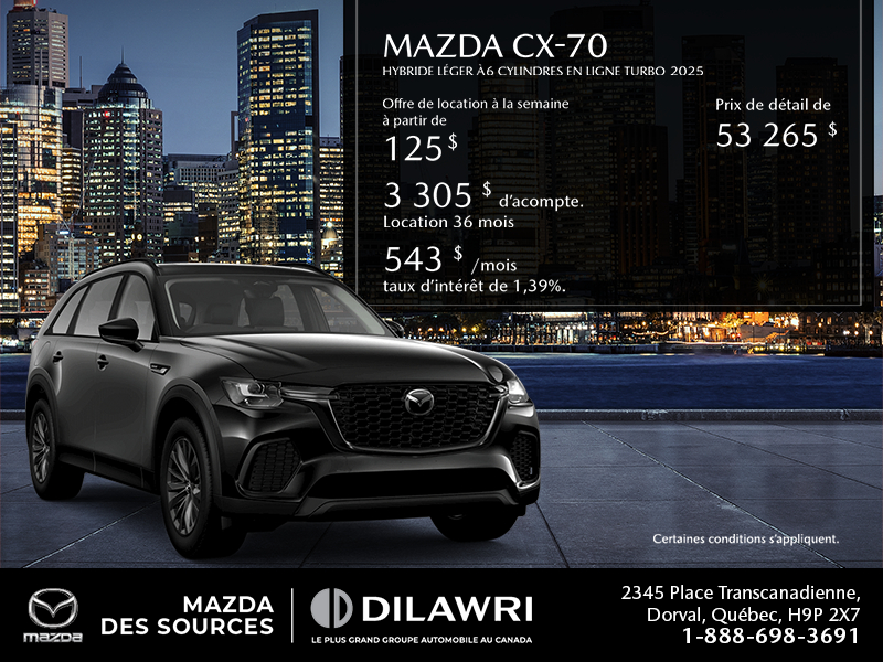 Procurez-vous le Mazda Cx-70 Mhev 2025