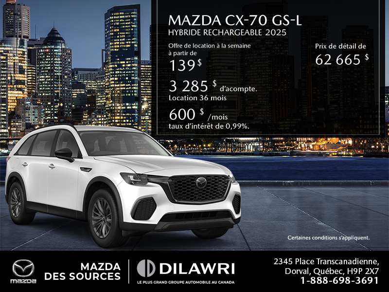 Procurez-vous le Mazda Cx-70 Phev 2025