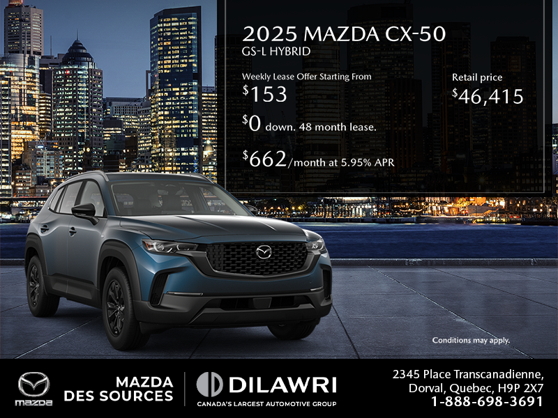 Get the 2025 Mazda CX-50 Hybrid