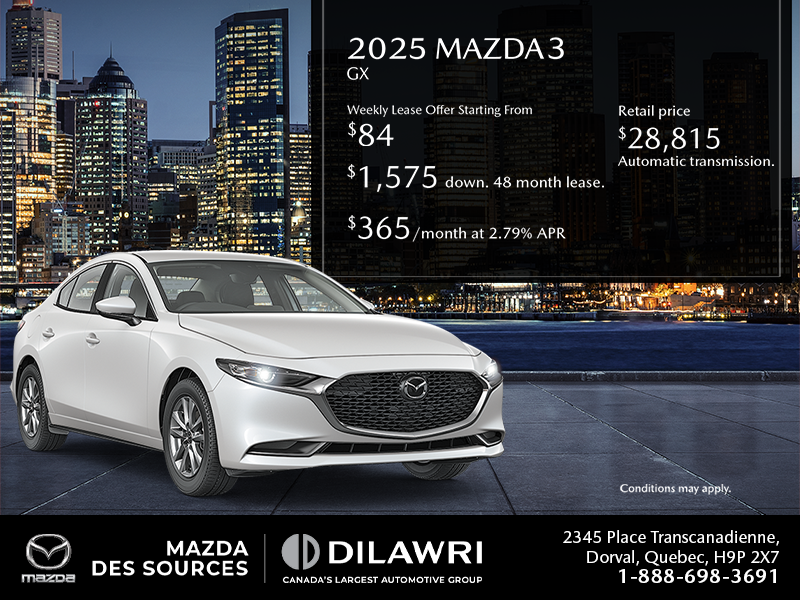 Get the 2025 Mazda3