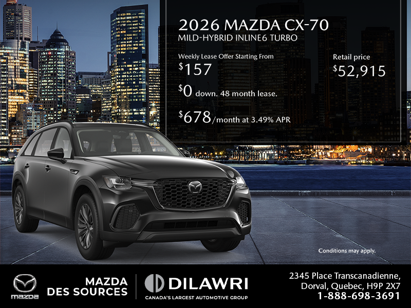 Get the 2025 Mazda CX-70 MHEV