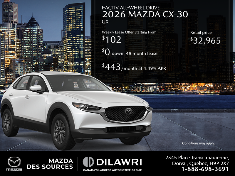 Get the 2026 Mazda CX-30