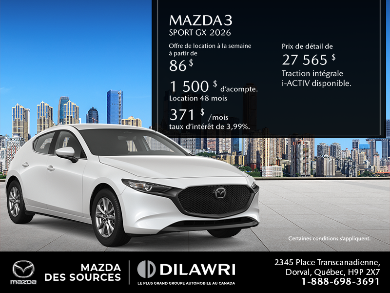 Mazda3 Sport 2026