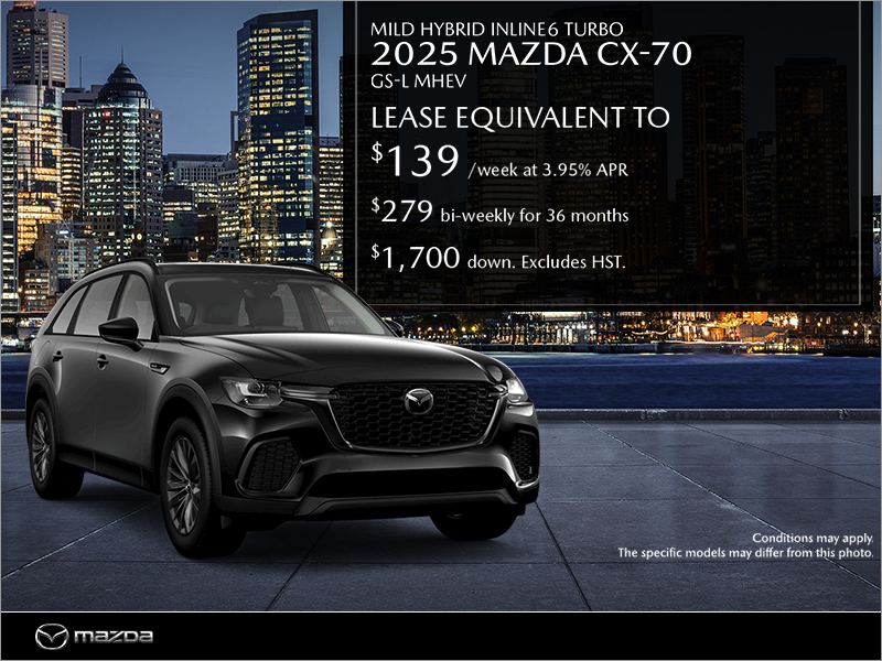 Get the 2025 Mazda CX-70 mild-hybrid!